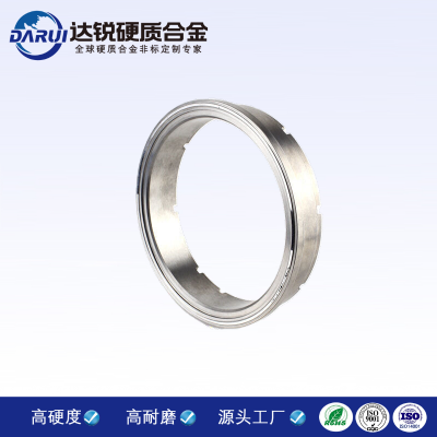 廠家銷售 機(jī)械密封合金環(huán) 鎢鋼帶槽圓環(huán) 硬質(zhì)合金倒角密封環(huán)